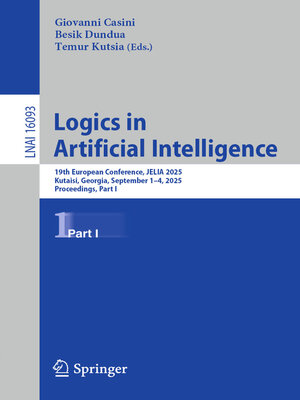 cover image of Logics in Artificial Intelligence
